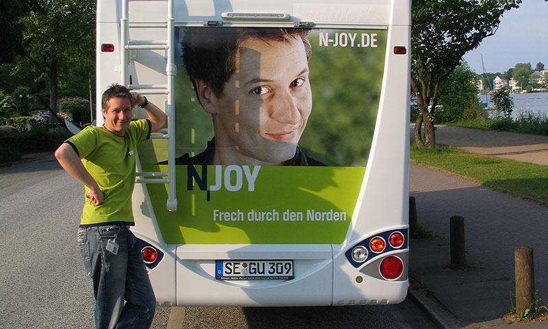 Stefan Frech Radio on Tour Norddeutschland Wohnmobil Hymer N-JOY Live